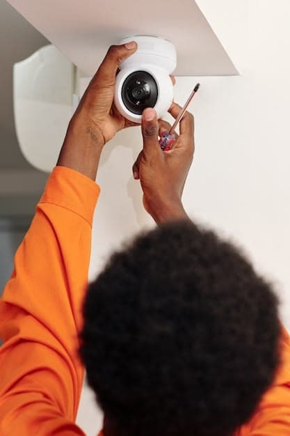 CCTV camera installation detail