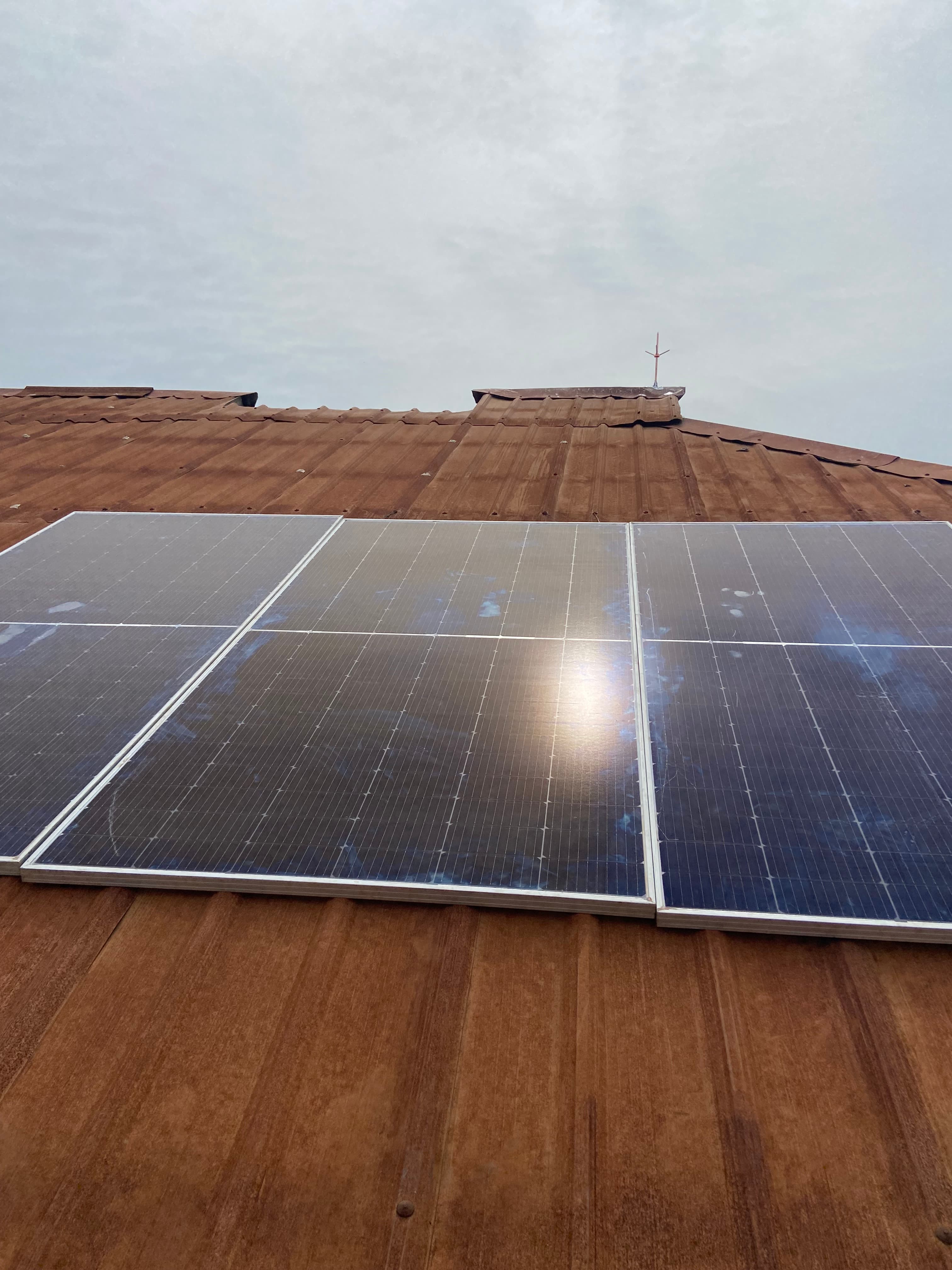 1kVA solar panels outdoors