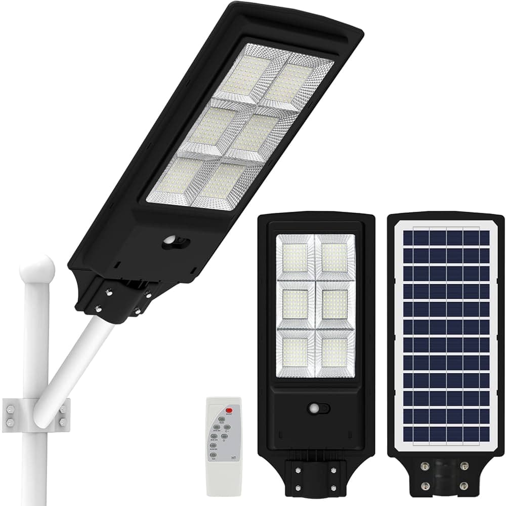 Solar street light installation