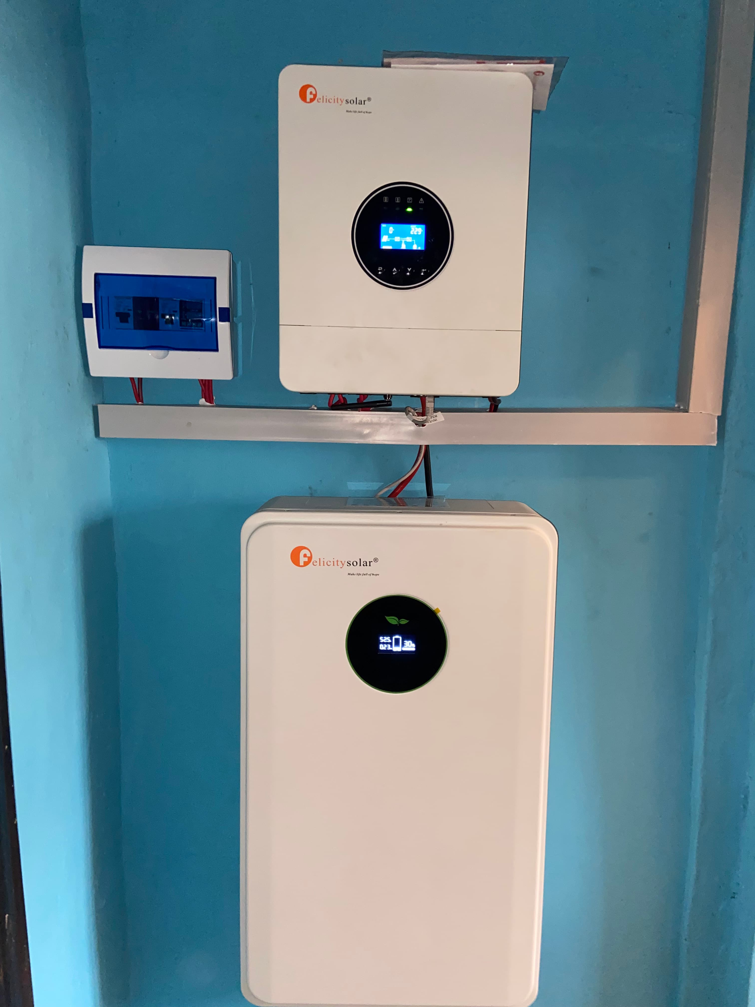 8kVA complete installation indoors