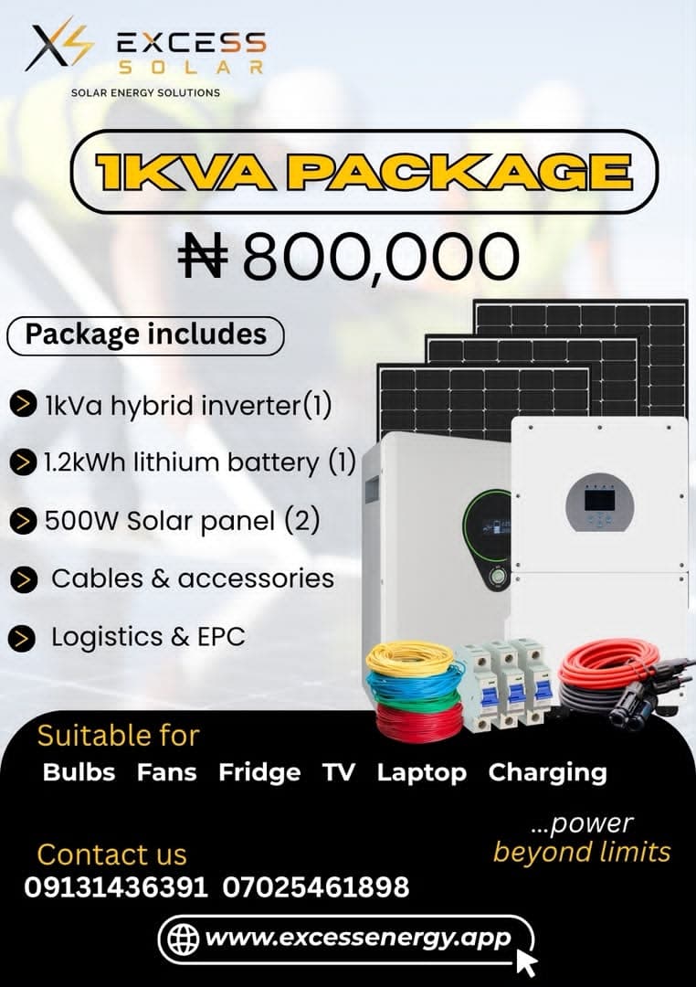 Excess Solar 1kVA package design