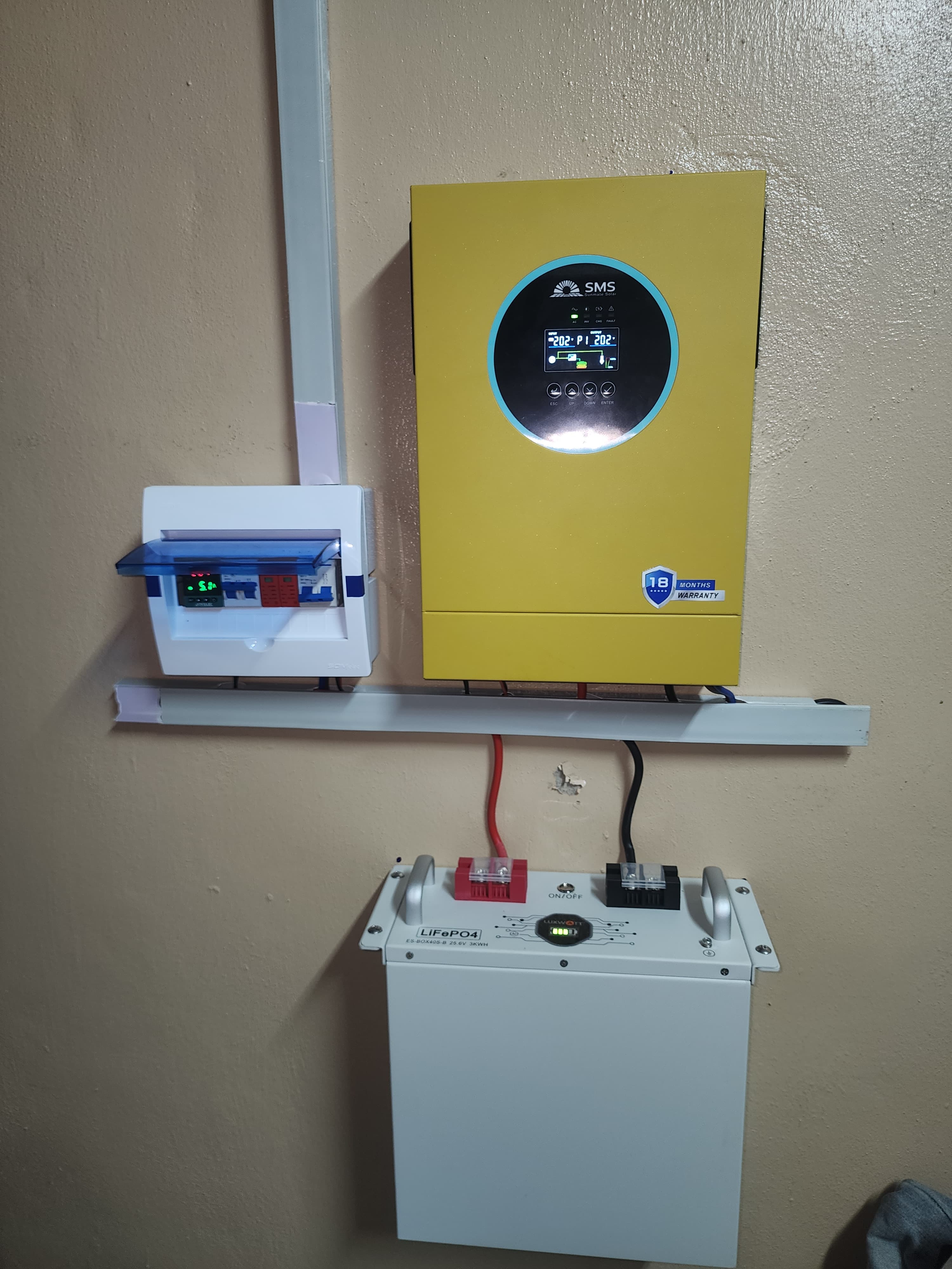3kVA complete installation indoors