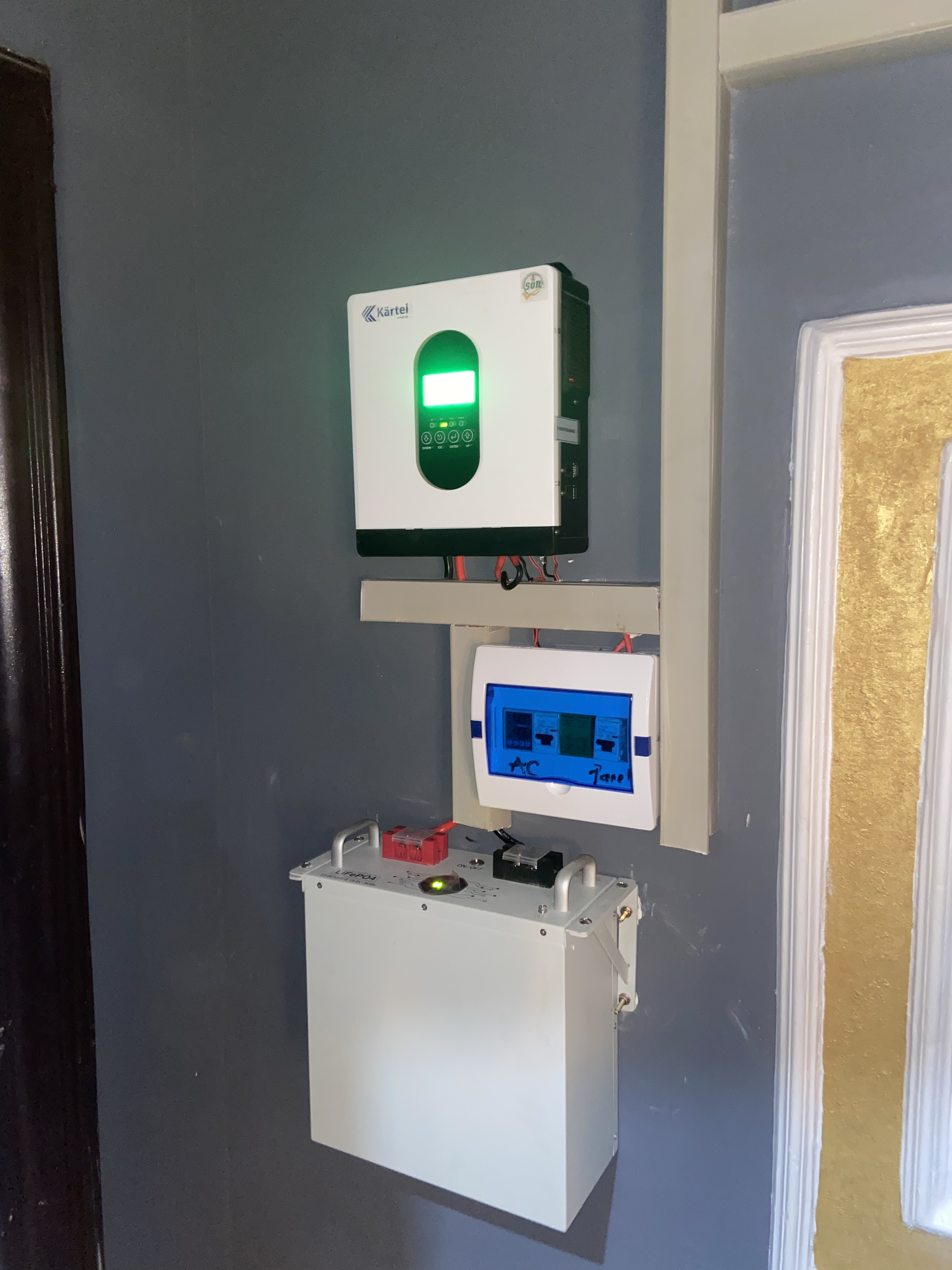 2.5kVA complete installation indoors